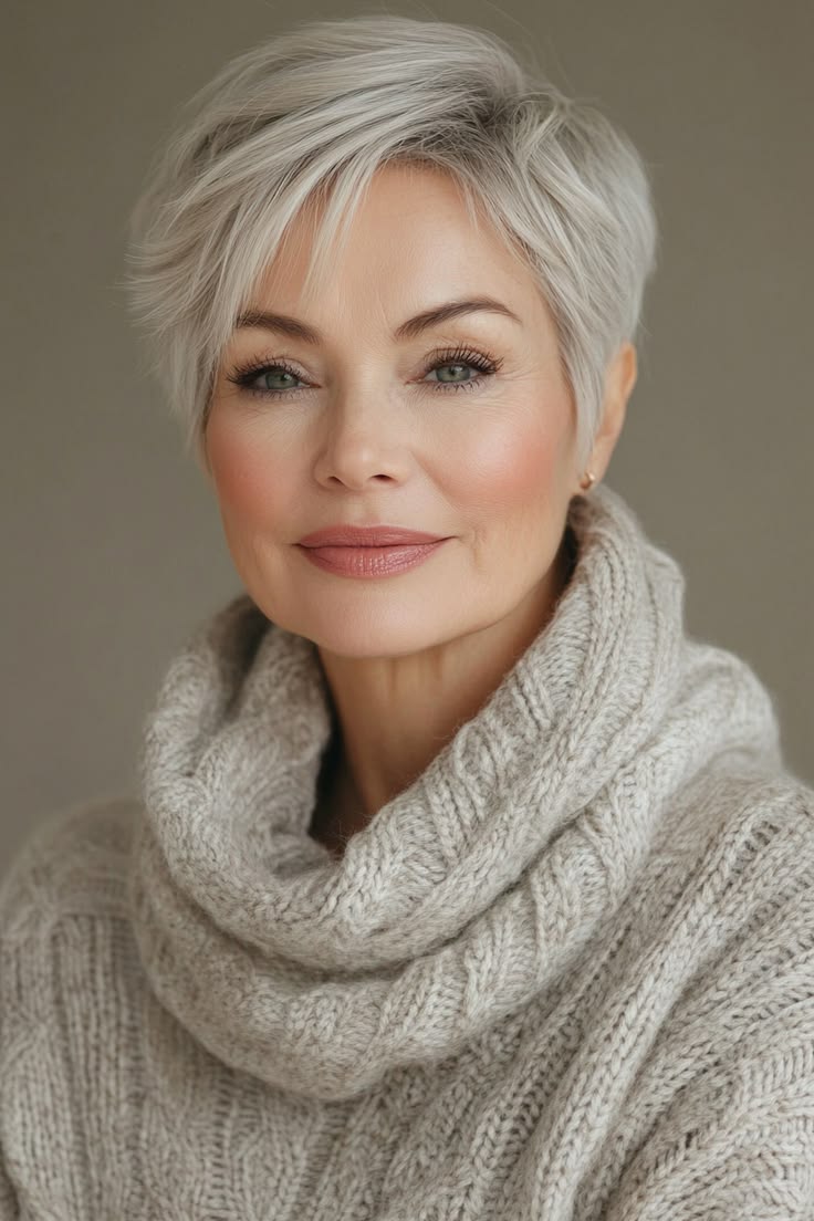 50+ Best Short Haircuts for Women Over 60 in 2024