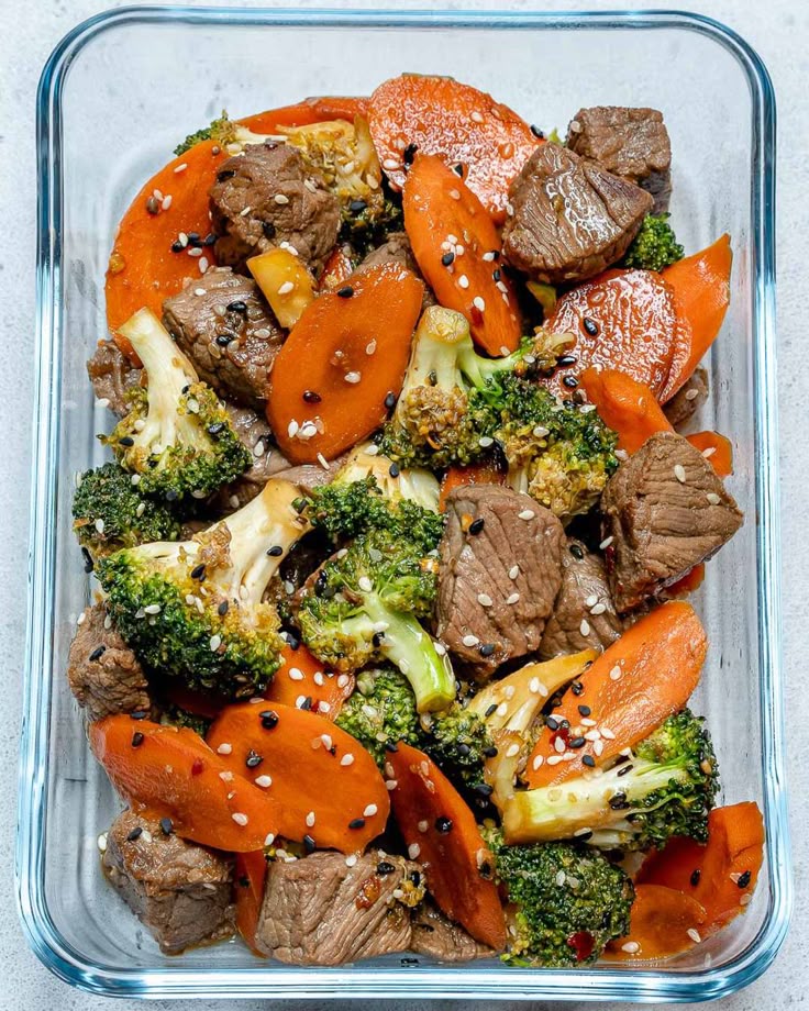 Super Easy Beef Stir Fry for Clean Eating Meal Prep!