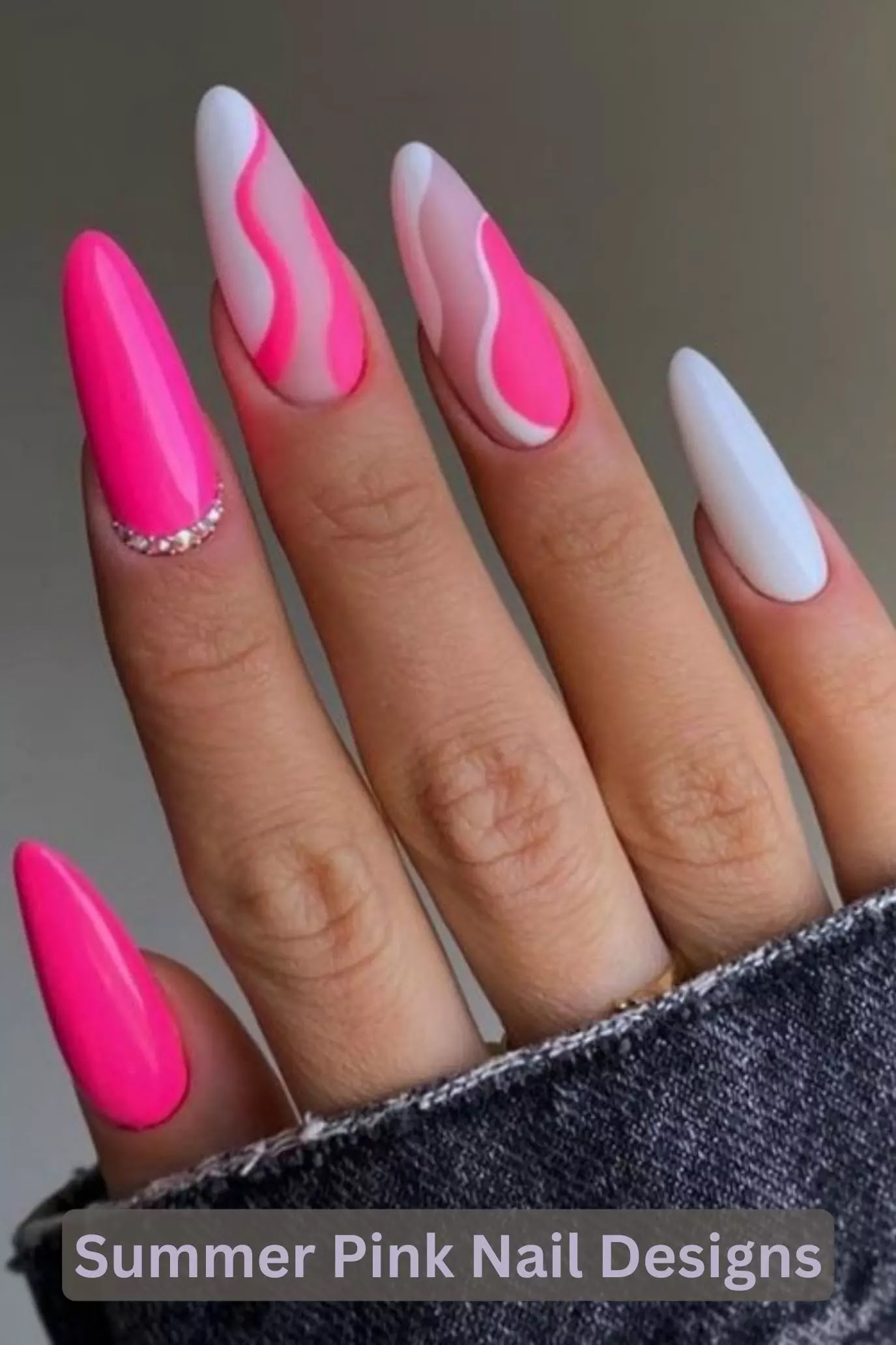 Summer Pink Nail Designs