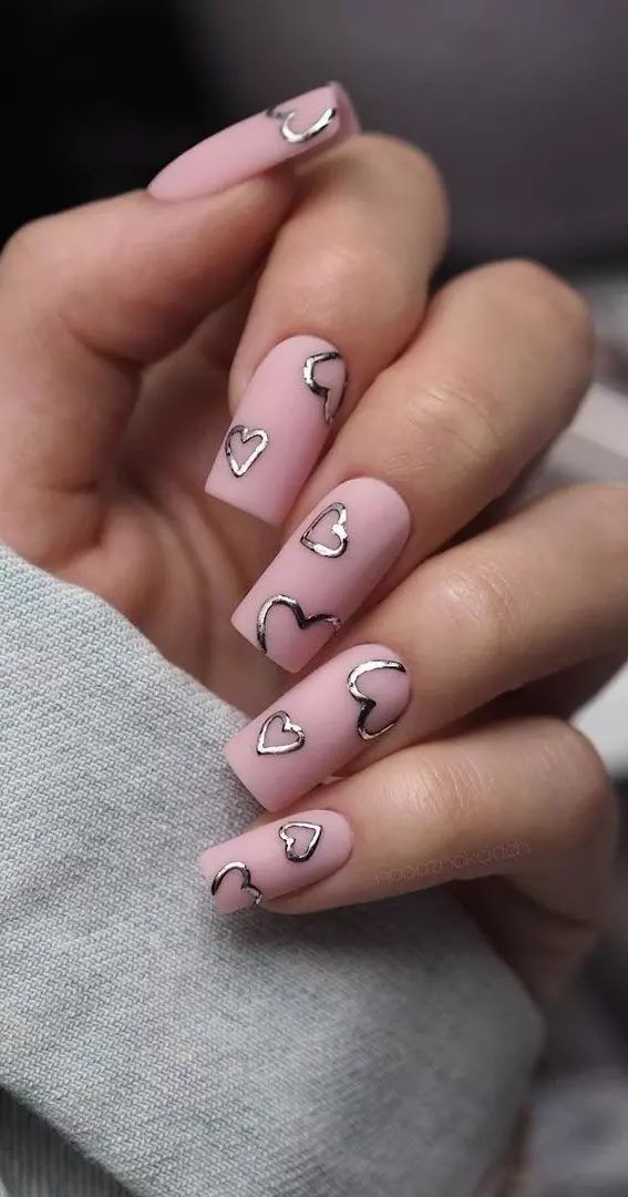 Pink Nails Is Valentine's simple? Pink Nails Is Valentine's simple?