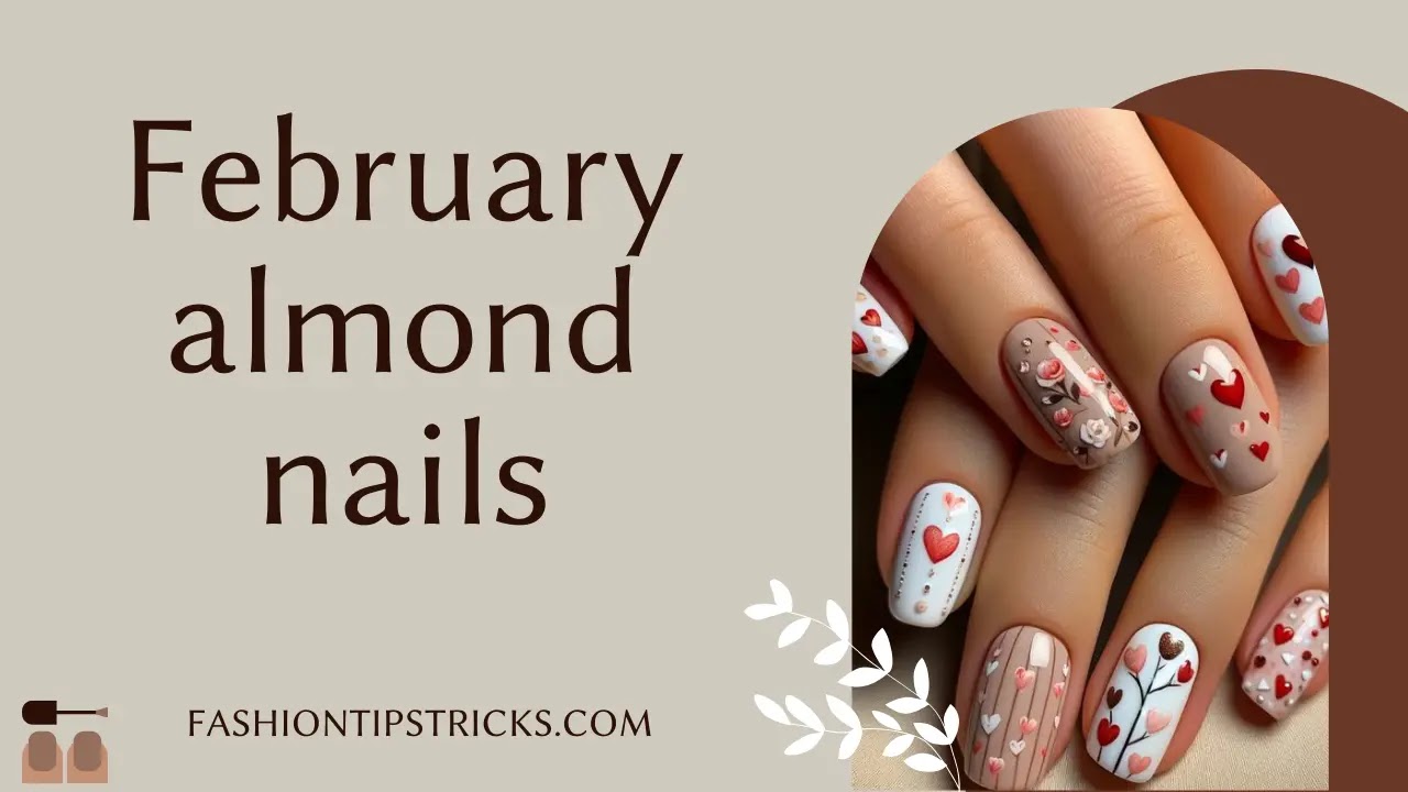 February almond nails February almond nails