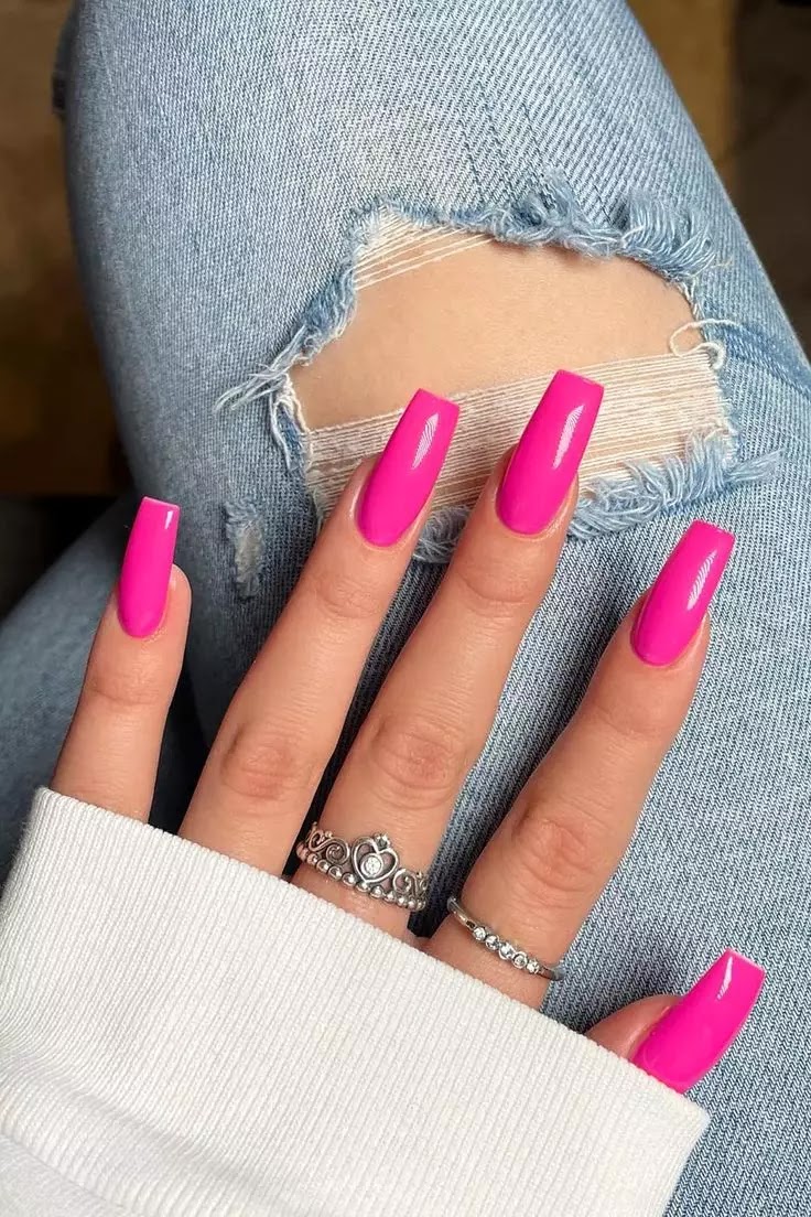 Dark pink nails for Valentine's Day? Dark pink nails for Valentine's Day?