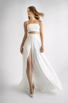 Minimalist Elegance: Clean and Simple Two-Piece Dresses