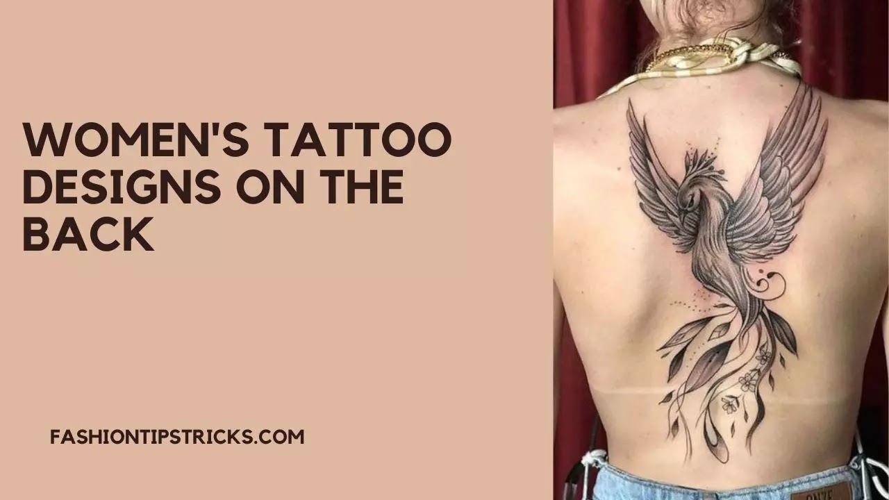 Women's tattoo designs on the back Women's tattoo designs on the back