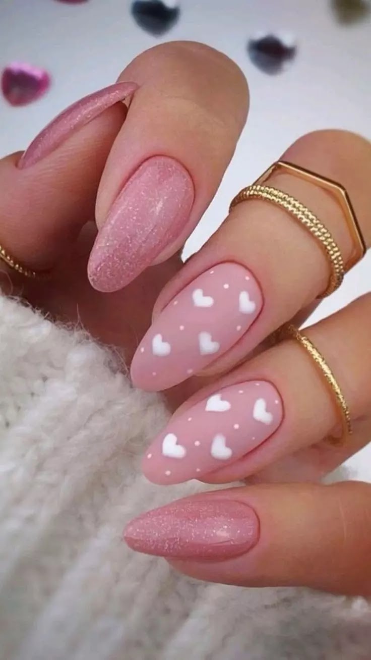 What color are pink nails for Valentine's Day? What color are pink nails for Valentine's Day?