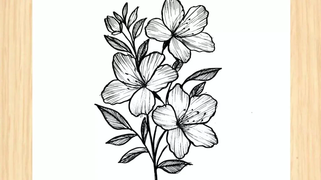 4. How to Draw Realistic Flowers