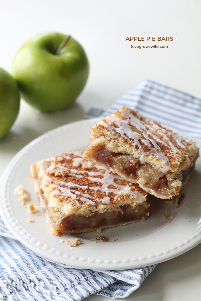 Apple Pie Bars - Love Grows Wild