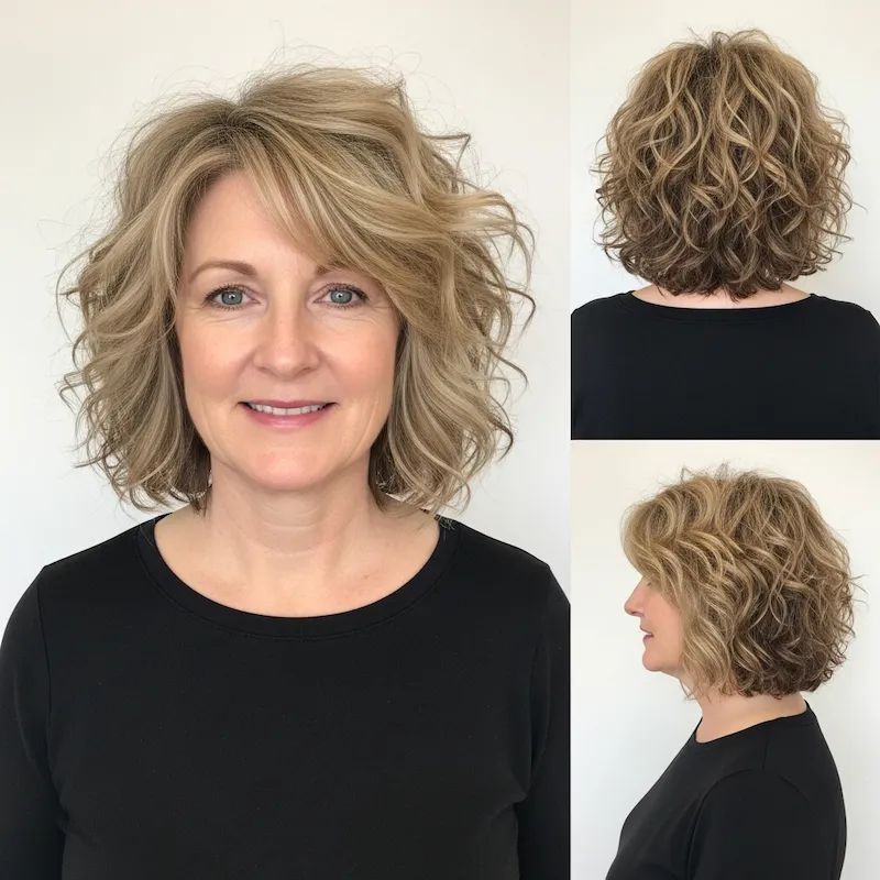 Tousled Curly Layers