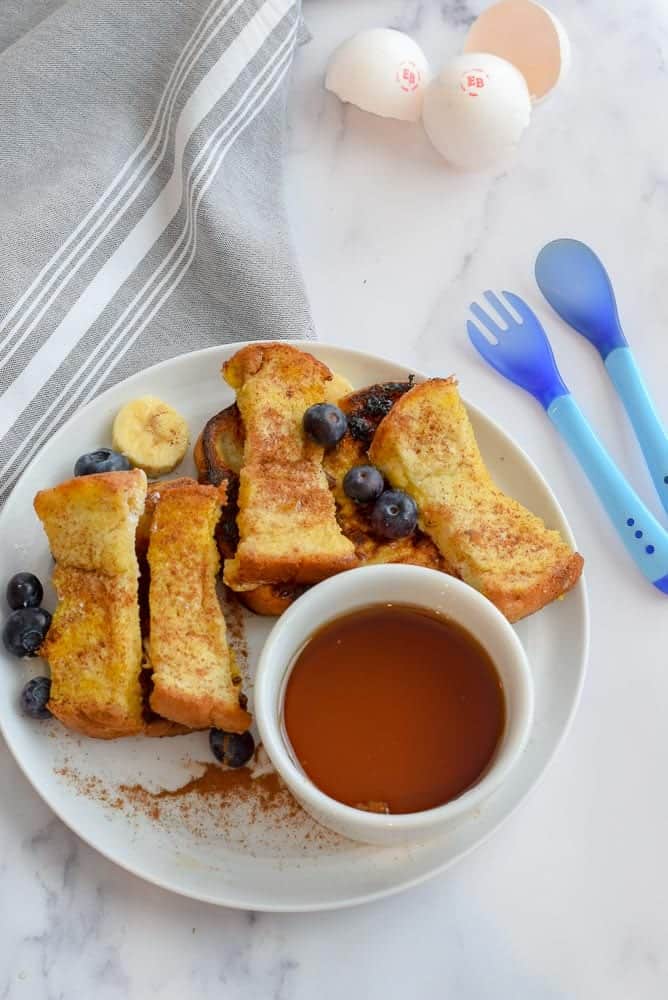 Baby French Toast Sticks (Great for Baby Led Weaning)