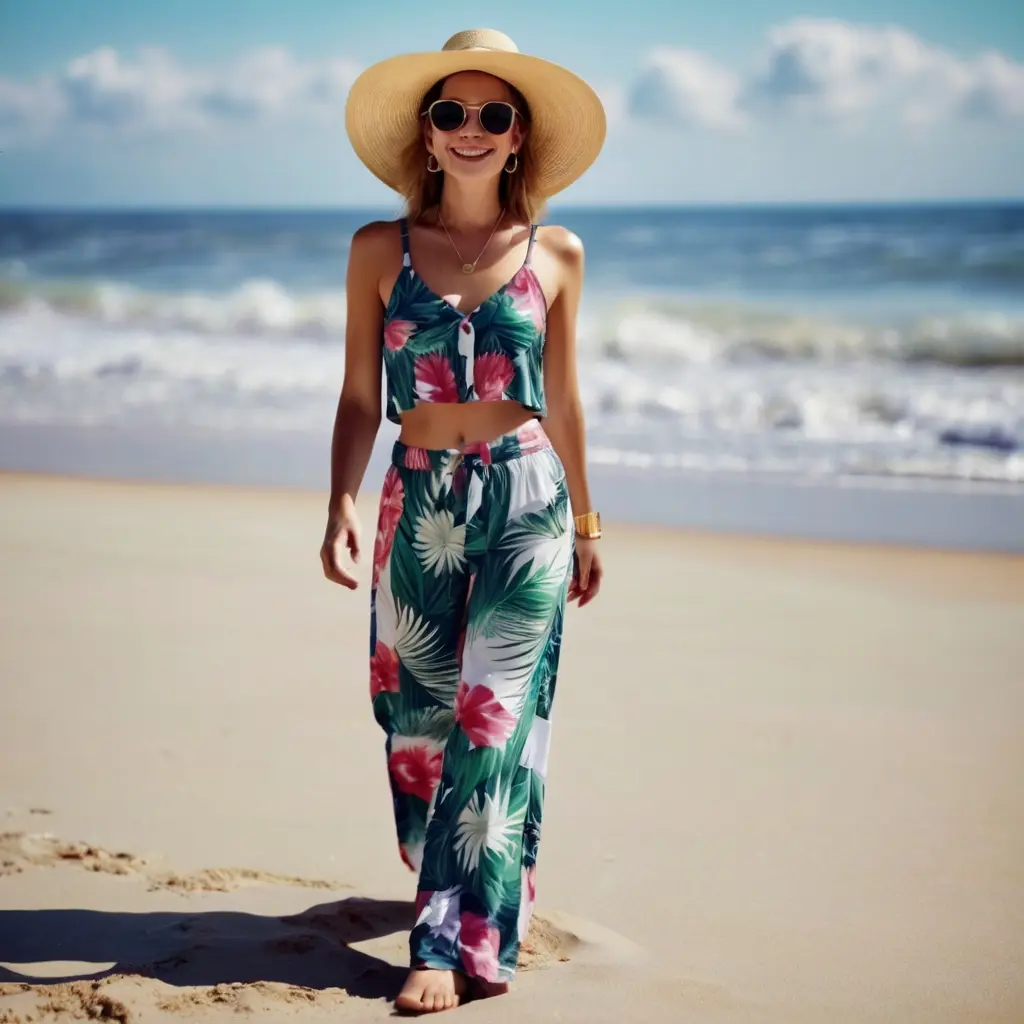 Stylish Beach Outfits for Chubby Ladies: Look Fabulous