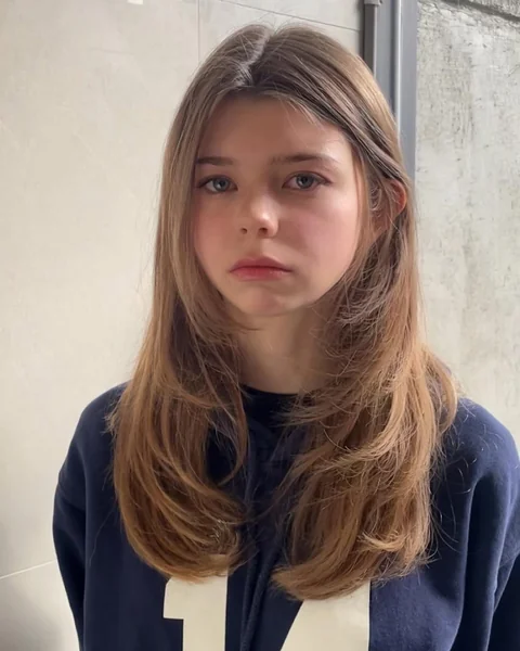 Beautiful Face-Framing Layered Shag for Long Hair