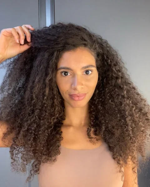 Big Voluminous Natural Curls with Lots of Body
