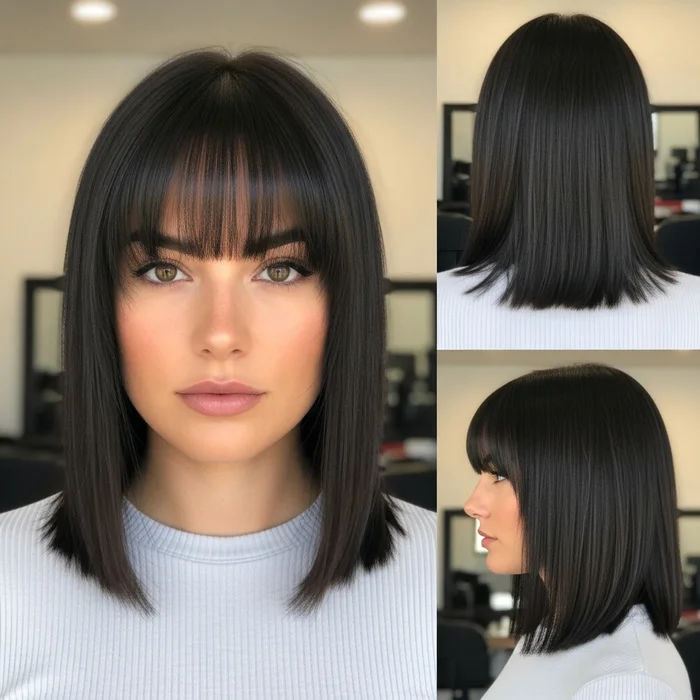 Blunt Long Bob
