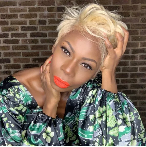 Bold Platinum Pixie with Texturized Volume