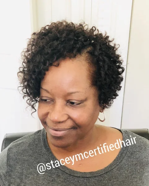 Bouncy Crochet Curls Bob Protective Style