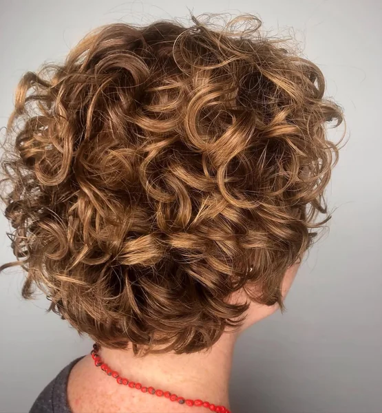 Bouncy Short Curly Cut for Natural Volume