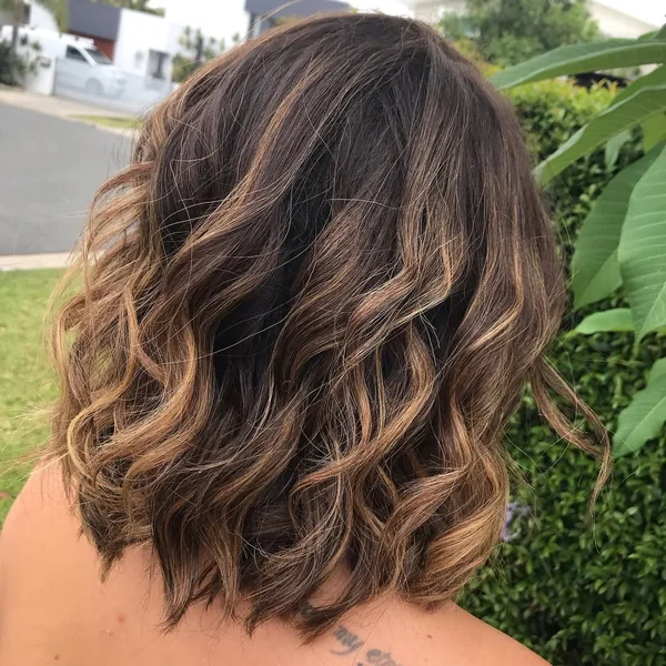 Bouncy Textured Bob for Thick Natural Waves