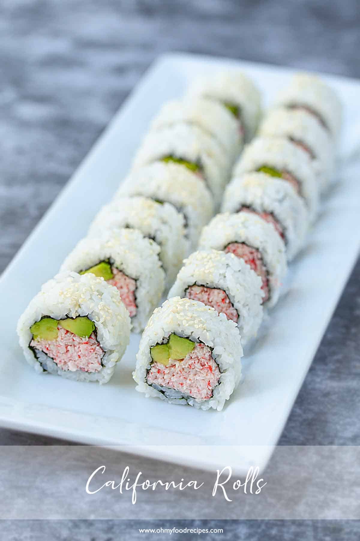 California Rolls - Oh My Food Recipes