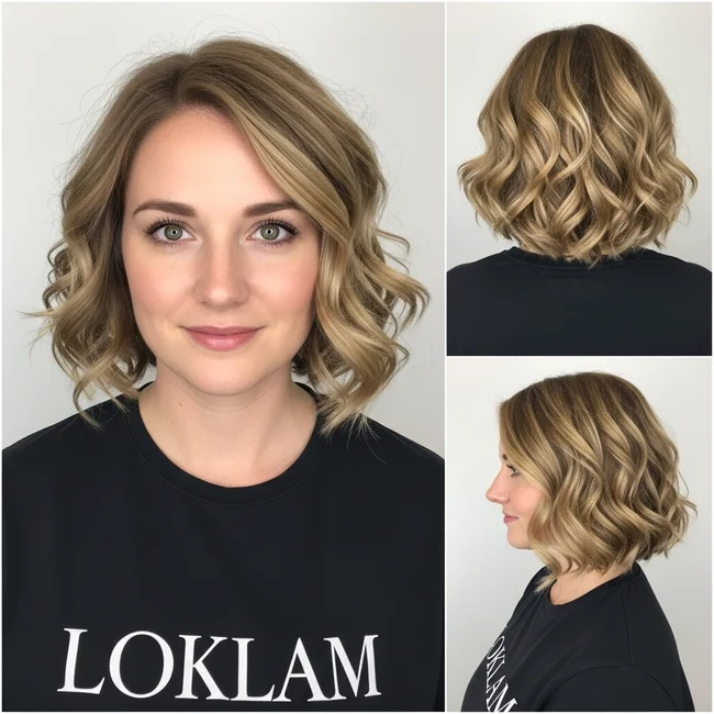 Chin Length Wedding Hairstyle