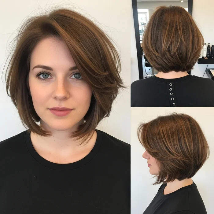 Choppy Angled Bob Hairstyle