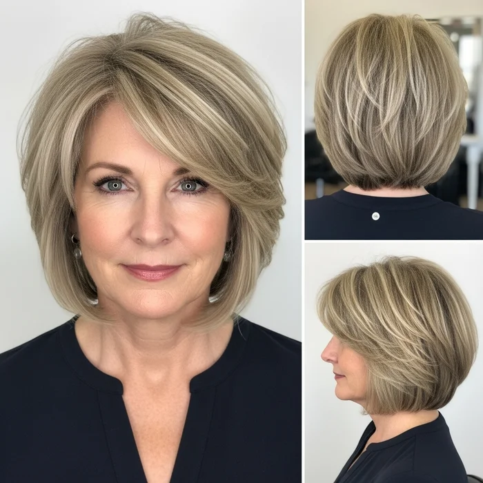 Choppy Bob For Fine Hair Over 50