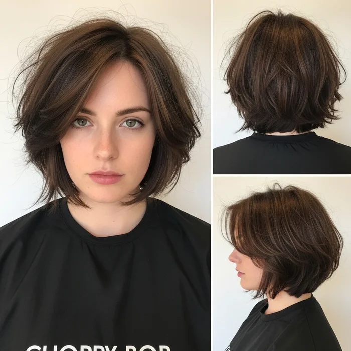 Choppy Bob For Thick Hair