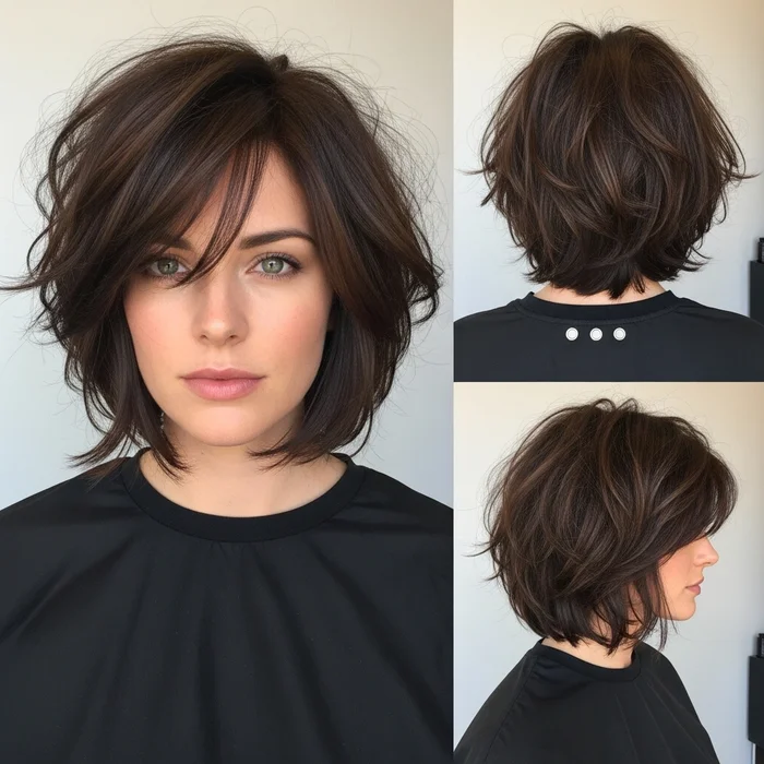 Choppy Bob Hairstyles for Brown Hair