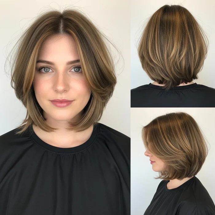 Choppy Layered Bob for Fine Hair
