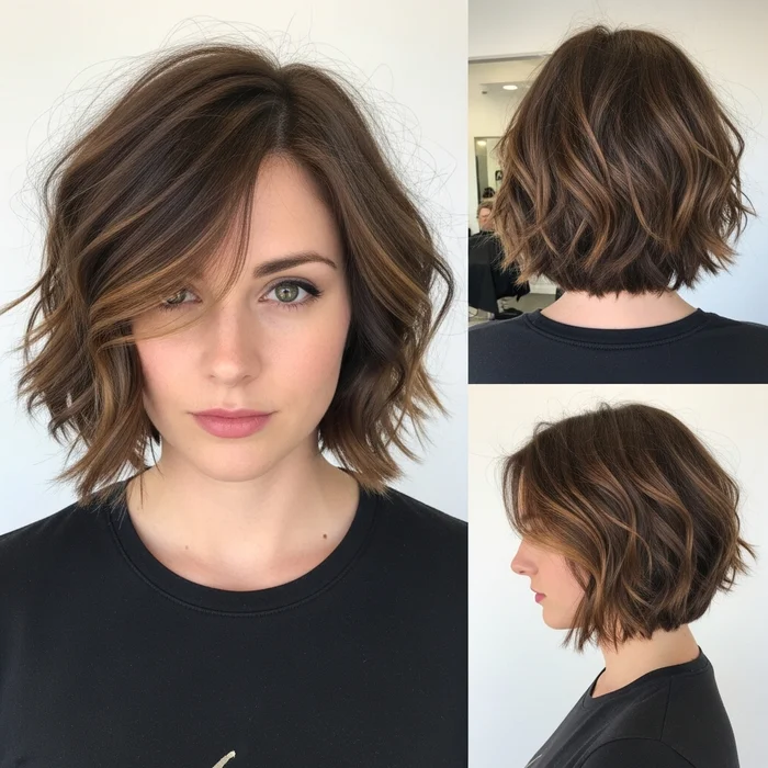 Choppy Wavy Bob Hairstyles
