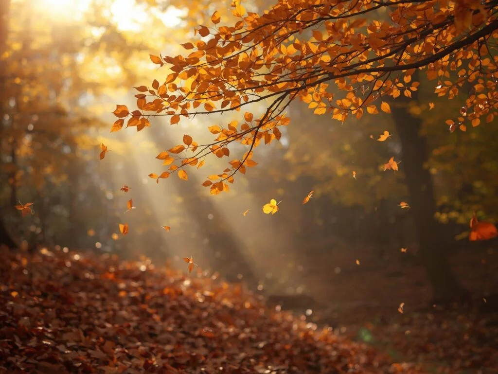 Cozy autumn phone 