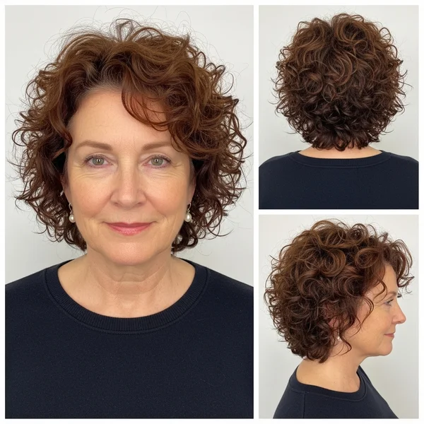 Curly Haircuts Over 60