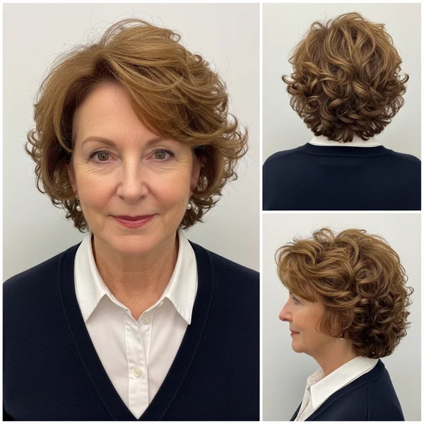 Curly Hairstyles For Older Women