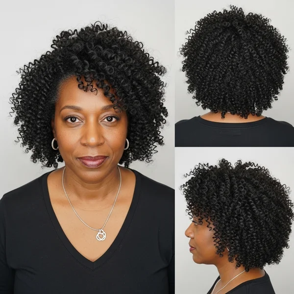 Curly Hairstyles For Women Over 50 For Black Women