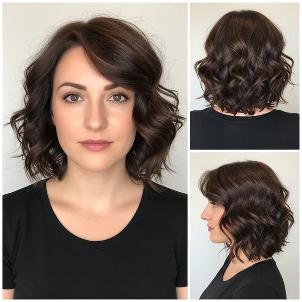 Curly Lob Haircut Shoulder Length