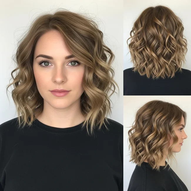 Curly Long Bob Hairstyles