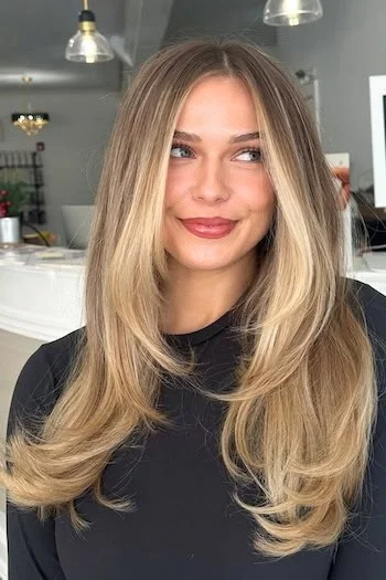 Dimensional Brown Layers with Glossy Shine