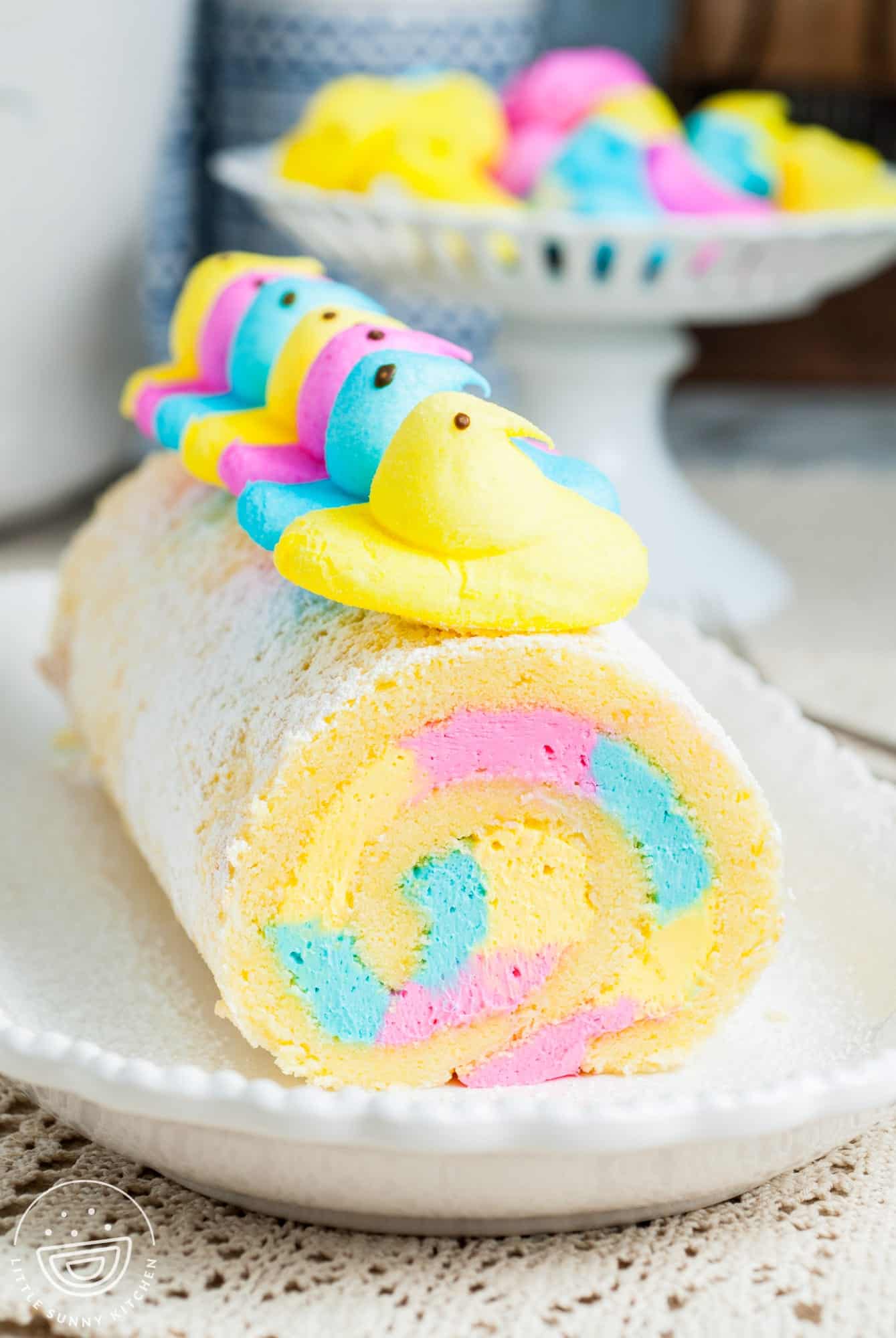 Easter Cake Roll Recipe - Little Sunny Kitchen