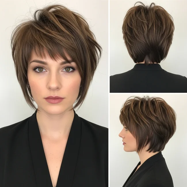 Edgy Chin Length Haircut
