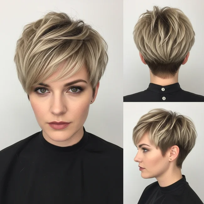 Edgy Pixie Haircuts Fine Hair