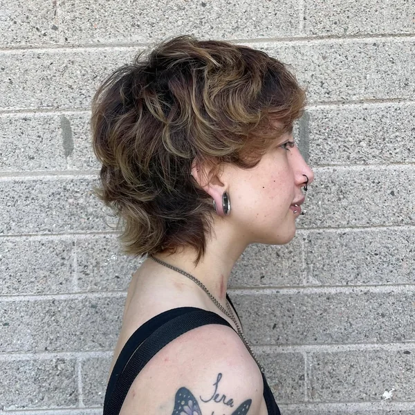 Edgy Textured Pixie Cut for Thick Wavy Hair