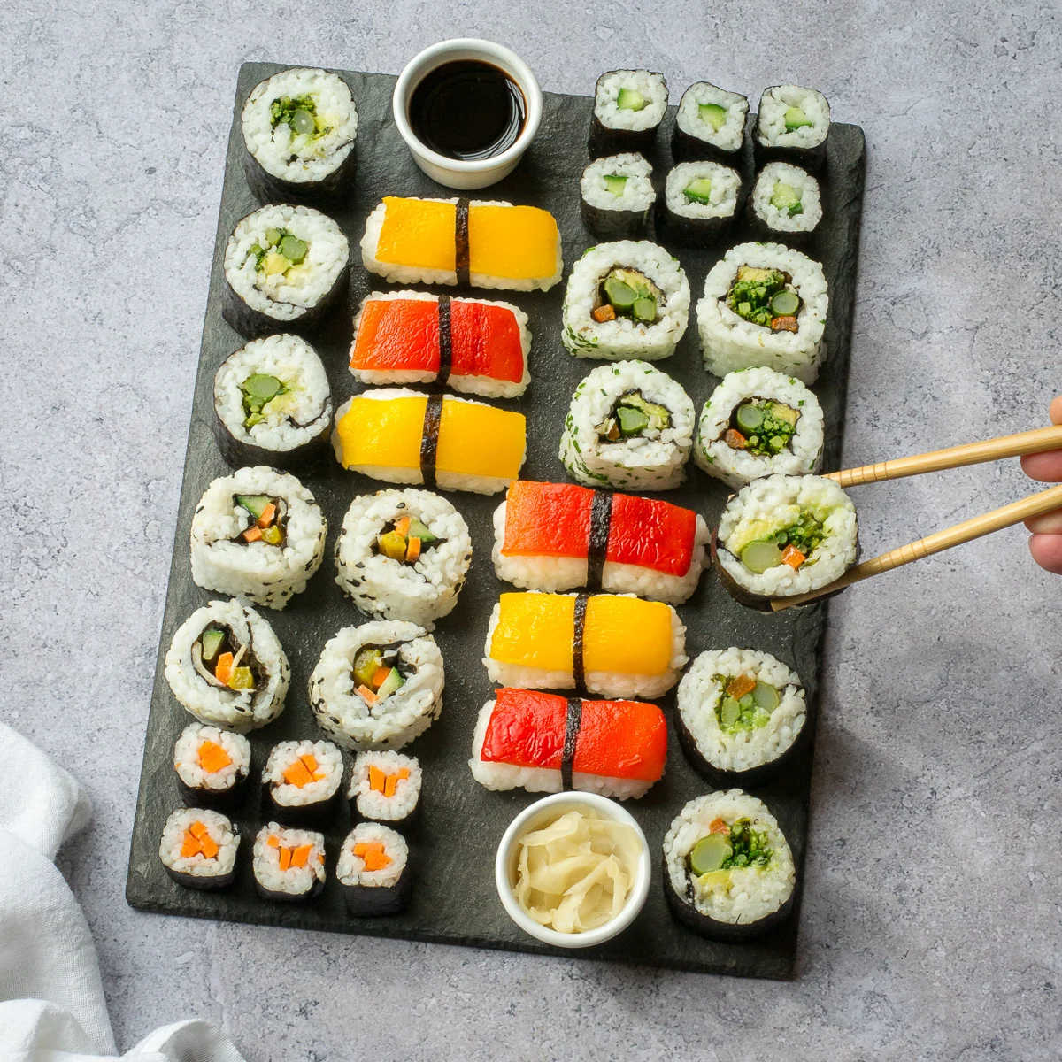 Easy Vegan Sushi | The Veg Space