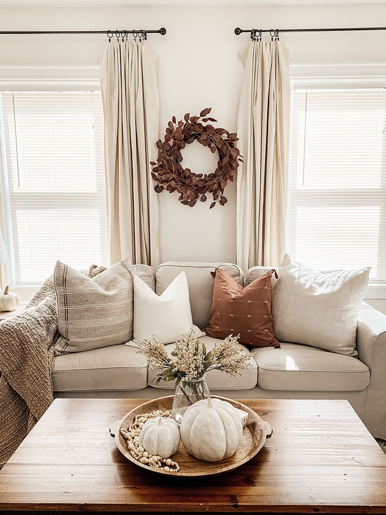 Styling Neutral Fall Decor in Your Home - Micheala Diane Designs