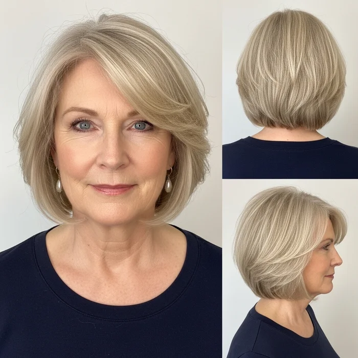 Feathered Jaw-Length Bob