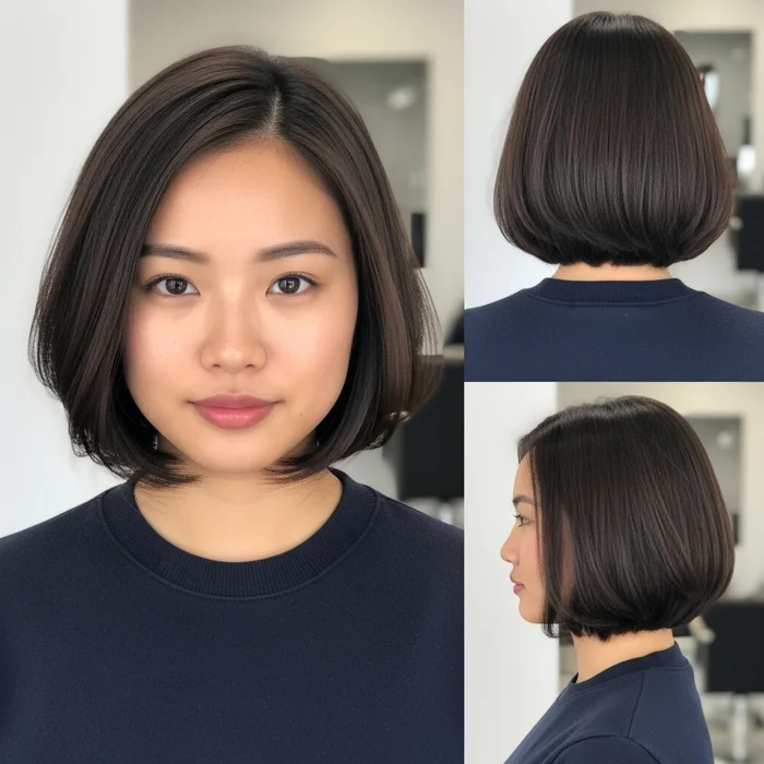 French Bob Haircut Asian