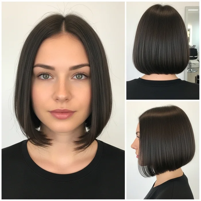 French Bob Haircut Oval Face