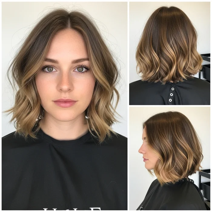 French Bob Haircut Wavy