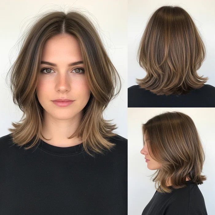 French Long Bob Haircut
