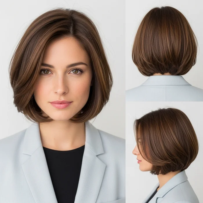 French Short Bob Haircut