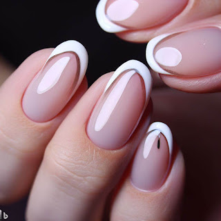 French reverse manicure nail art design French reverse manicure nail art design