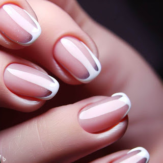 French tip manicure nail art designs French tip manicure nail art designs